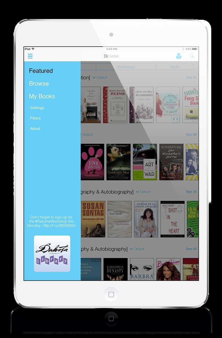 Bibliotheekaanpassing Samenstellen en weergeven van digitale boekenplanken die aangepast zijn aan de behoeften van uw