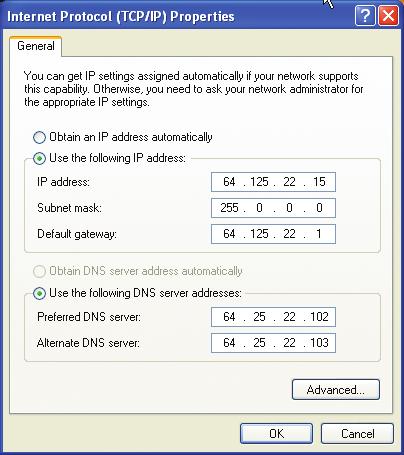 Netwerkinstellingen handmatig configureren Netwerkadapters onder Windows 2000, NT, XP of Vista handmatig configureren 1.