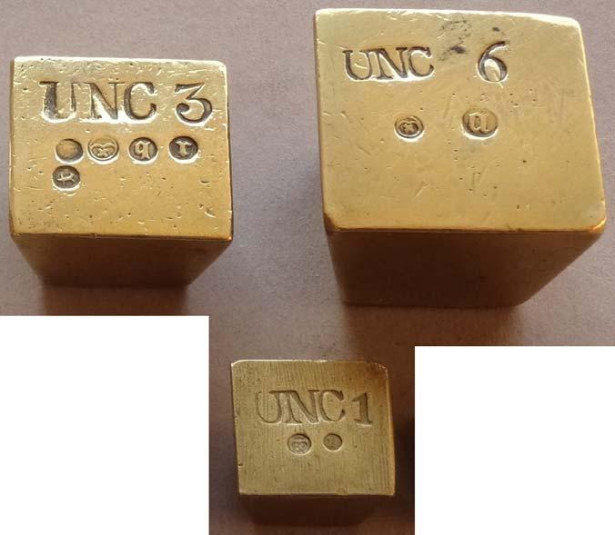 31 3x UNC 6, A'dams a=1845