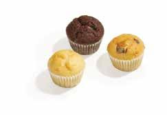 MINI MADELEINE MIX MINI AMERICAN MUFFIN MIX FLAPJACK CHOCOLATE CHIP BROWNIE DOUBLE CHOC MINI MOELLEUX INTENSE 5001665 NIEUW 7,5 G 4 X 40 ST/KRT 120