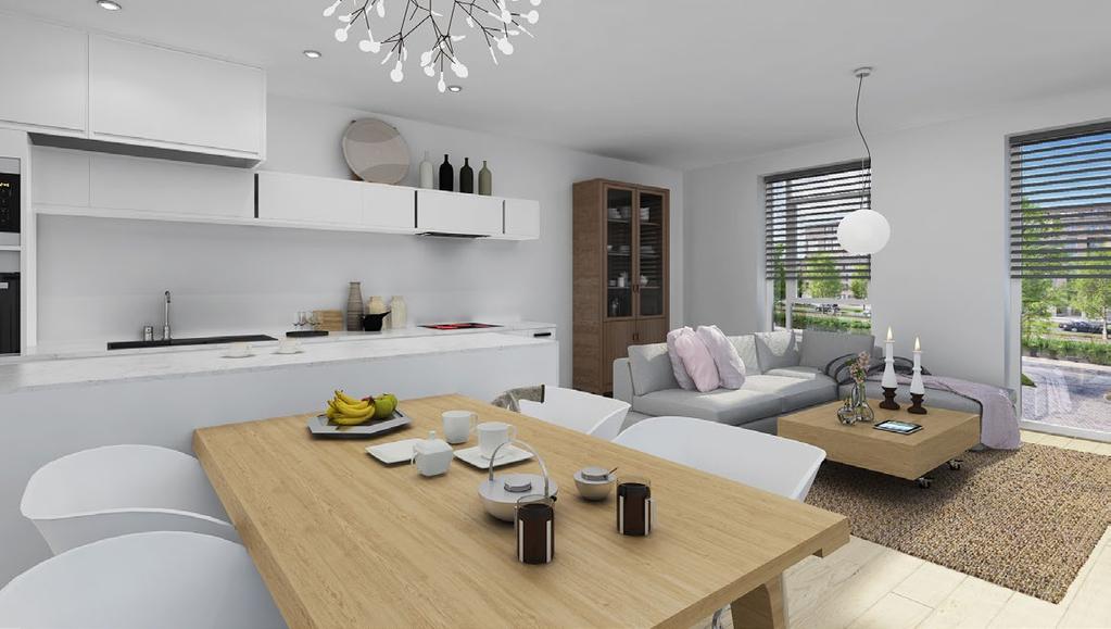 WONINGTYPE B Oppervlakte 93 m² Aantal kamers: 3 Tuin