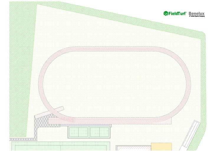 Om de bestaande atletiekaccommodatie om te vormen tot een volwaardige trainings- en wedstrijdaccommodatie dient deze gerenoveerd en uitgebreid te worden.