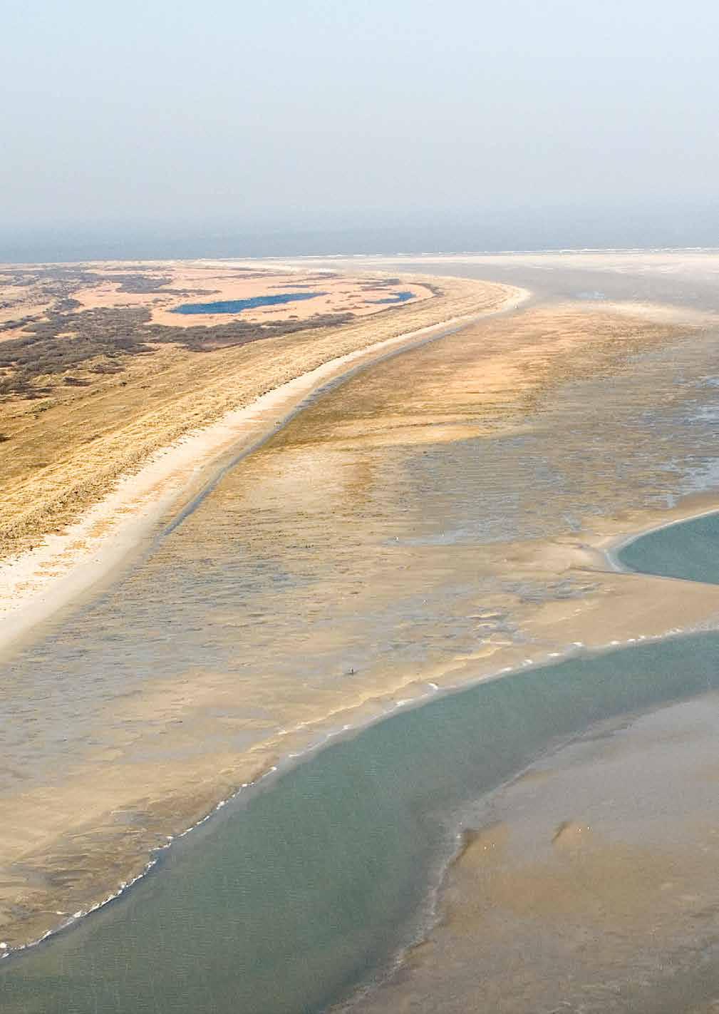 Het Groene Strand op west Ameland.