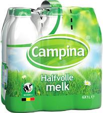 + 3,00 KORTING CAMPINA halfvolle melk L