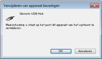 Bijlage 5 6 7 8 Sluit [Apparaatbeheer]. Sluit [Configuratiescherm]. Verwijder de USB-kabel uit de computer en start Windows opnieuw.