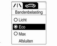 Als w bij lagere temperaturen oplicht en na een stukje rijden dooft, kan dit duiden op een te lage bandenspanning. Bandenspanning controleren. Boordinformatie 3 95.