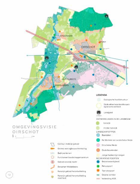 3.4 Relevante plannen De gemeente Oirschot ziet voor de inpassing van de A58 bij Oirschot een aantal meekoppelen innovatiekansen om de kwaliteit en identiteit van Oirschot en de regio te versterken.