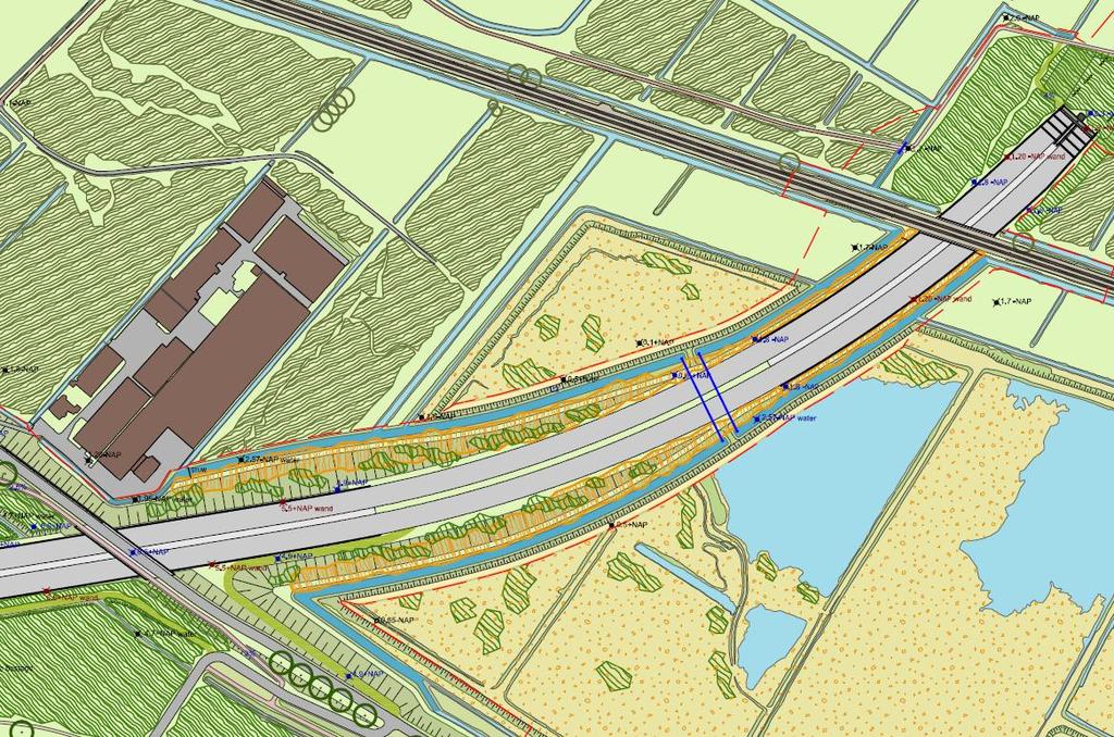 Waterhuishoudingsplan Blankenburgverbinding maart 2016 De Zuidbuurt fungeert tevens als polderkade ter scheiding van de beide Aalkeetpolders.