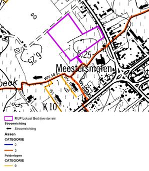 1.9. VHA, Vlaams hydrologische atlas Door het plangebied stroomt geen geklasseerde waterloop.