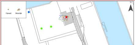 3 Immissieplots. Figuur 2. Weergave van de pollutieplots van de BTX-analysers van februari t/m juli 2011 De DCMR heeft van de drie BTX-analysers pollutieplots per component gemaakt (zie bv figuur 2).