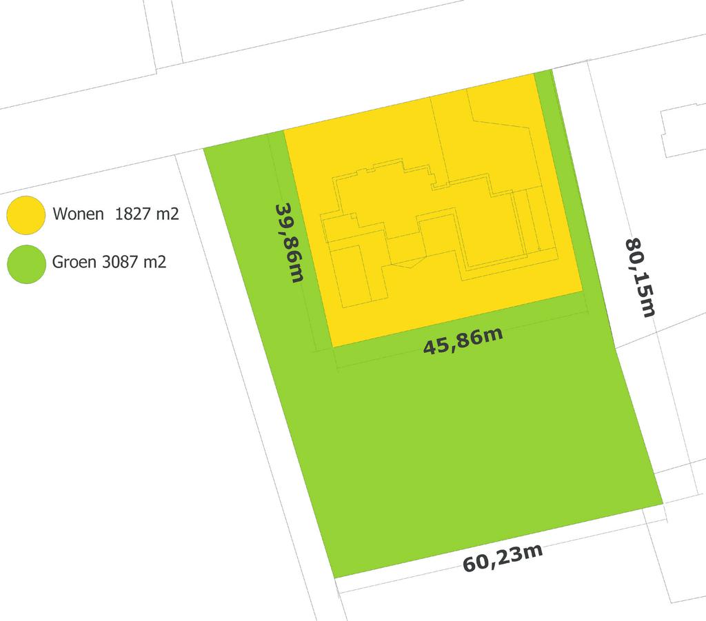 AANLEIDING Het perceel van dhr. Spelt aan de Kouterstraat in Someren is ingedeeld in drie bestemmingen: wonen, agrarisch en groen.