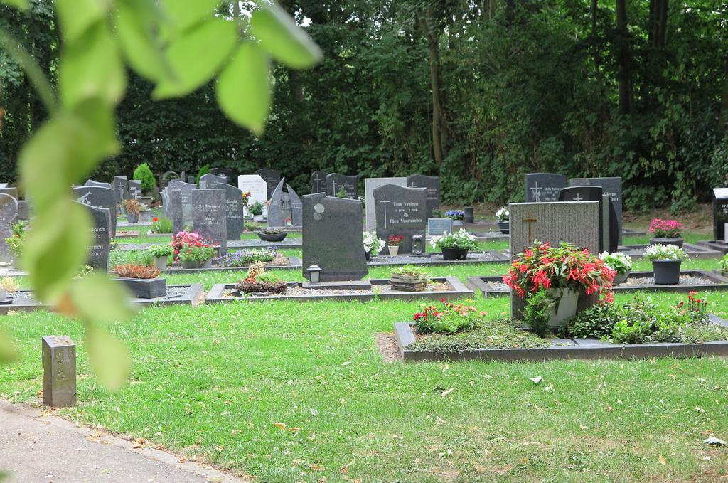 BEGRAAFPLAATS ELSENE Grafkeuze De begraafplaats Elsene is een groene, rustige begraafplaats in de kern Nieuwstadt. U kunt kiezen voor een enkel- of dubbelgraf.