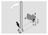 Instruction de conduite Ouvrir Gebruiksaanwijzing Openen D 1) Contrôler la pression de SF6. 2) Ouvrir. - K : par le levier. Unité fonctionnelle en service, interrupteur fermé.