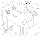 Maintenance préventive Remplacement d un moteur Dépose Preventief onderhoud Vervanging van een motor Verwijdering Vérifier avant d intervenir que le circuit BT soit hors tension.