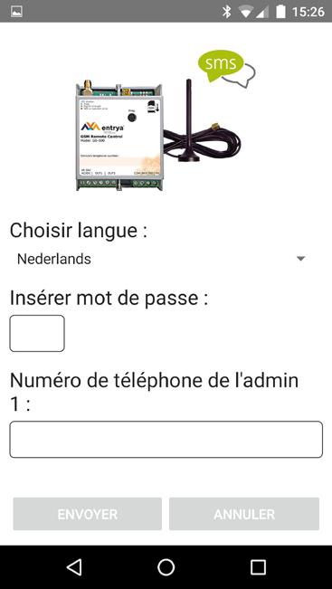 état du GS-500 Supposons que vous désirez, en tant qu