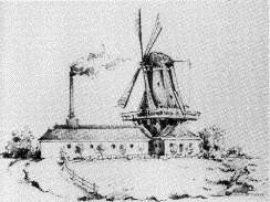 De opkomst van de stoommachine De molen was voor lange tijd de makkelijkste en beste manier om bepaalde grondstoffen te verwerken.