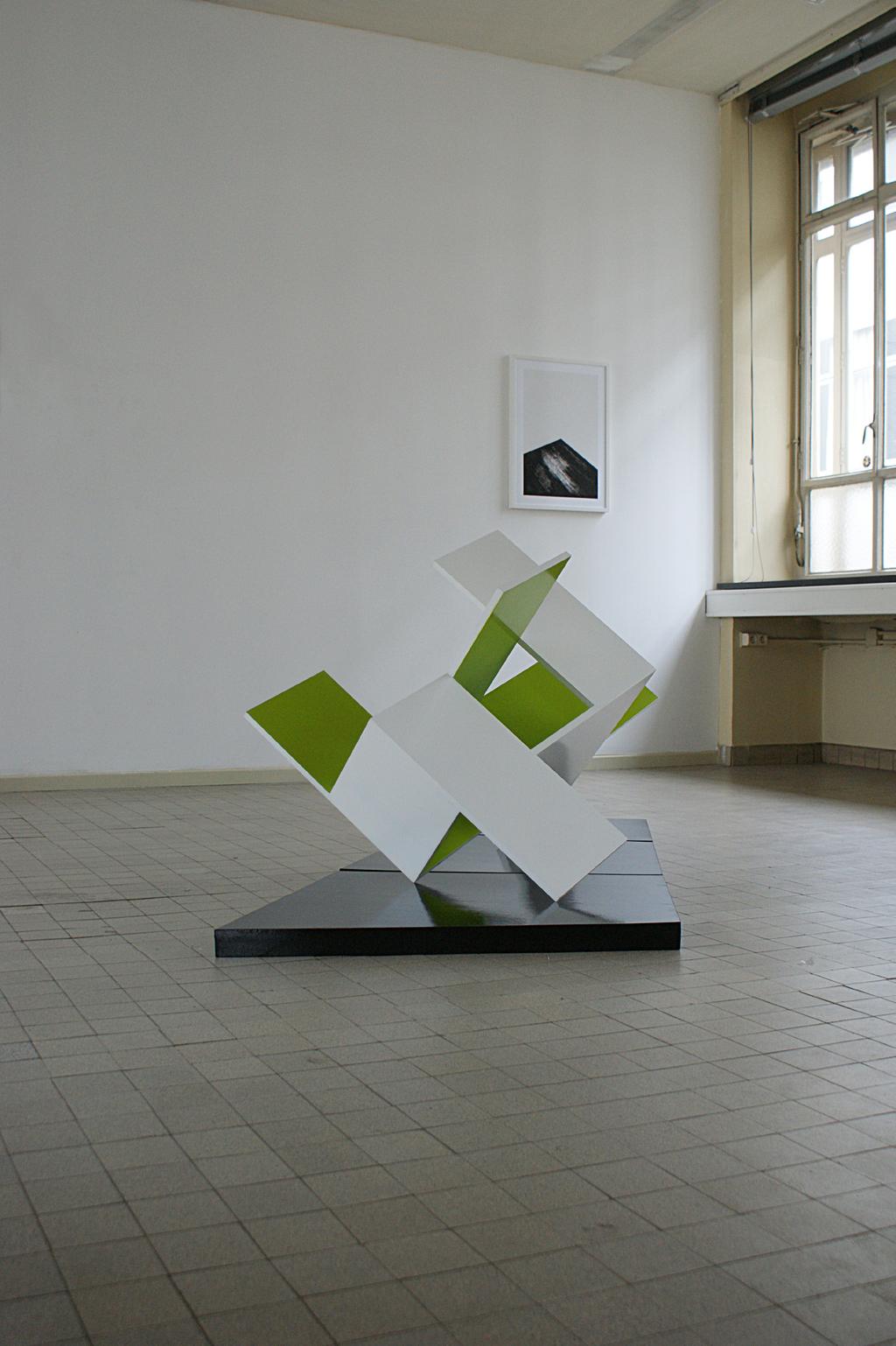 exhibition view OneWork, 2015 BLANCO, Paddenhoek, Gent sculptuur (MDF