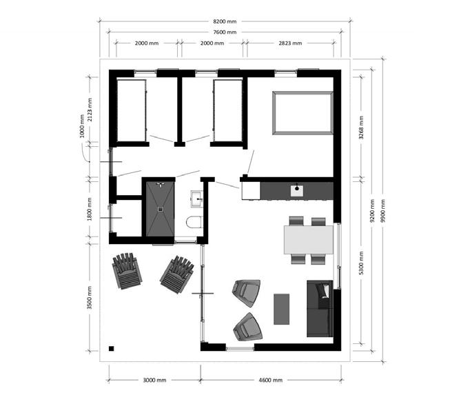 Plattegrond Overijssel RUST,