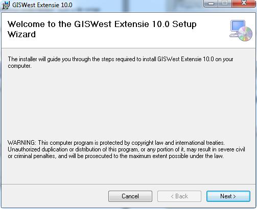 Handleiding GisWest Extensie 10.0 met Geolocator voor ArcMap Installatie GIS WEST Extensie Als er al een installatie aanwezig is van de GIS West Extensie dient deze eerst gede-installeerd te worden.
