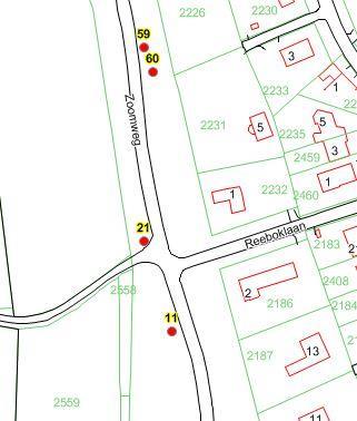 Tabel 21: resultaten VTA-inspectie boom 21 21 Quercus