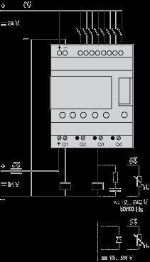 (1) 1 A quick-blow fuse or circuit-breaker.