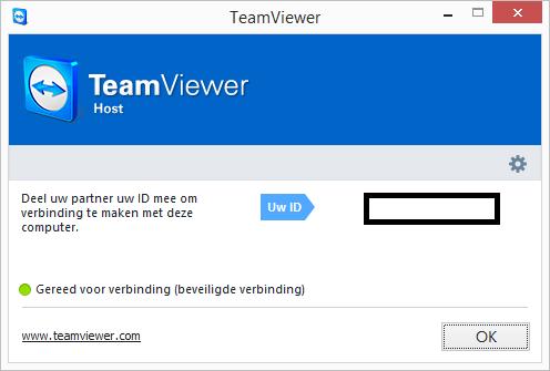 Teamviewer Na Contact met onze service afdeling kan er gevraagd om de ToGo op afstand over te nemen die kan gedaan worden door op de Teamviewer knop in te drukken.