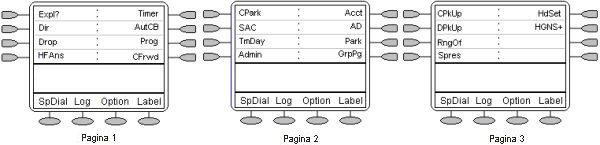 Gebruikershandleiding van IP Office 5420 Modus voor afgekort programmeren 1. Druk op Admin of Admin 1. Zie Programmeren van displaytoetsen. 2.