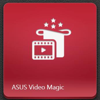 ASUS Video Magic Met deze app kunt u de Blu-ray Disc-suite van uw notebook starten.