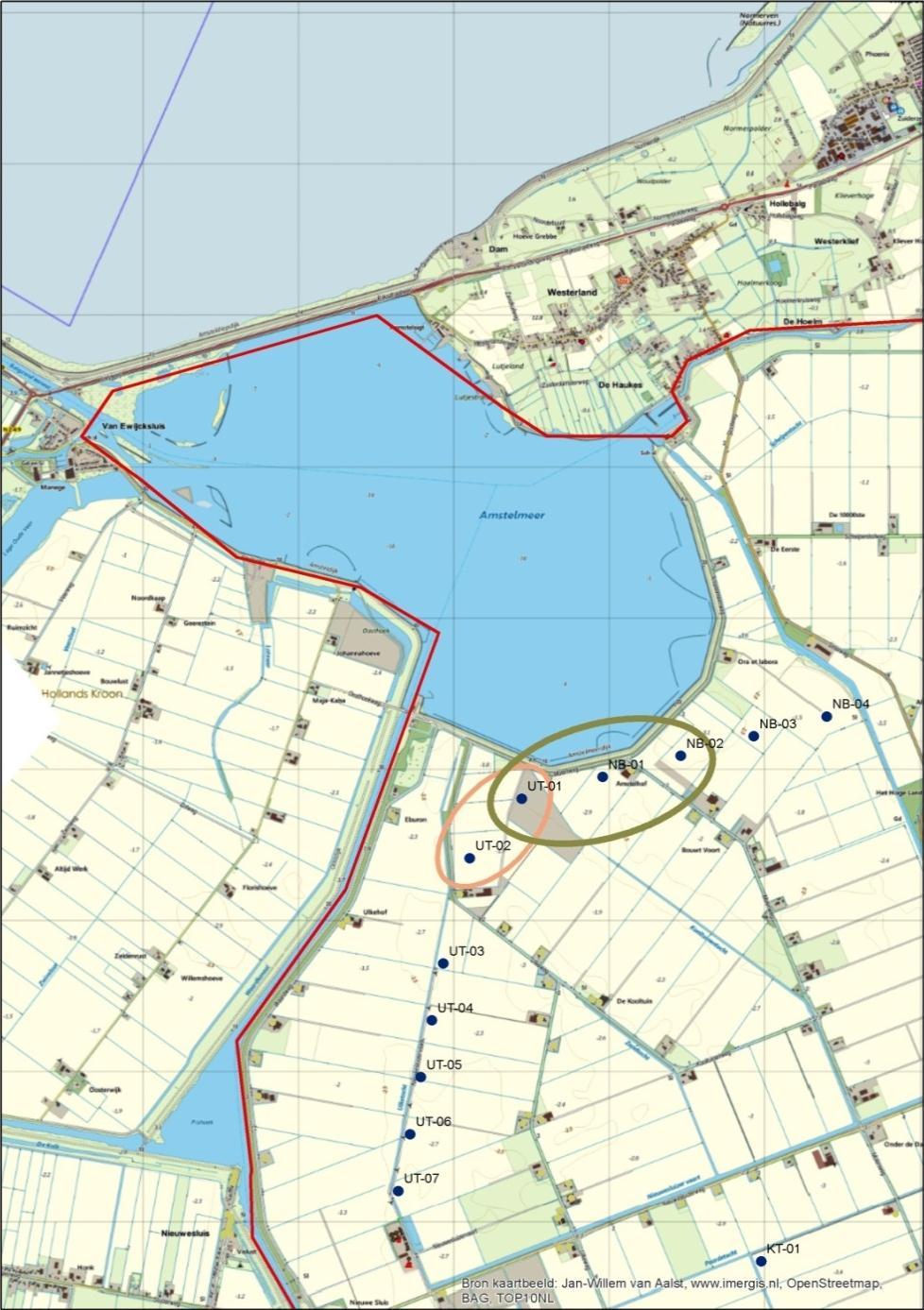 Ulketocht (noord) en Noordboog Figuur XIV.6 Knelpunten Ulketocht (noord) en Noordboog Tabel XIV.