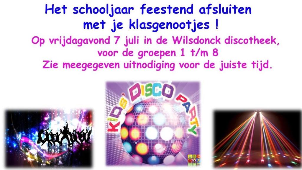 Nieuwsbrief t BLIK 19 juni 2017 29 juni, Studiemiddag Op donderdagmiddag 29 juni heeft het team hun laatste studiemoment van dit schooljaar.