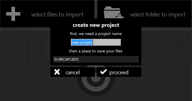 2.0 Nieuw project maken 2.1 Inleiding In dit deel van de handleiding wordt uitgelegd wat de stappen zijn om van geregistreerde scanfiles (in dit geval *.