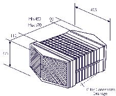 Het ventilatiesysteem kan tot 70% warmte besparen. Anders dan de HR500 is het HR500X-model standaard uitgerust met ingebouwde sluitluiken. Type: HR500 Order : 4291.100.