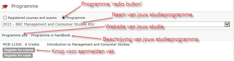 De studiegids is ook te vinden via www.wur.nl/studiegids (zie hoofdstuk 15).