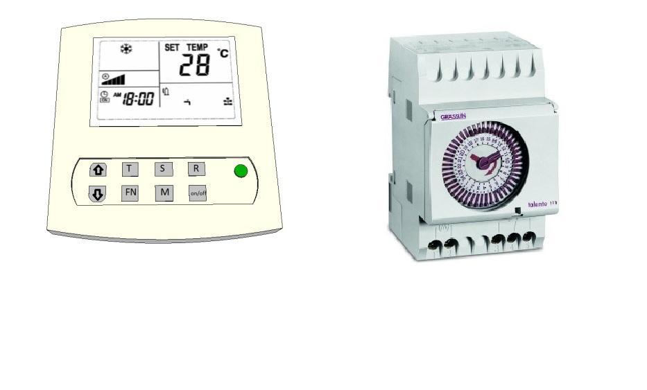 7) Timer Instelling (DAG / NACHT programma) Standaard adviseren wij de automatische lichtcel modus te gebruiken, de timer dus alleen instellen als u zonder lichtcel wilt werken!