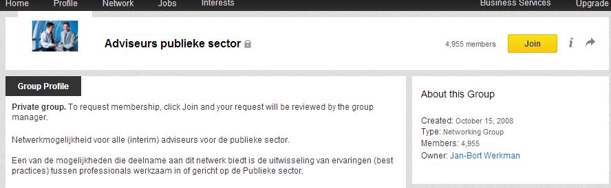 LinkedIn Groepen Waarom lid worden van een groep?