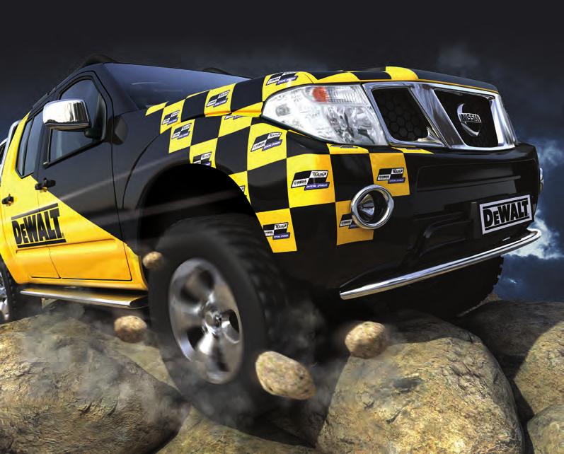 WIN! DEWALT GEEFT EEN NISSAN NAVARA TERREINWAGEN WEG!