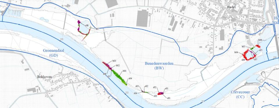 Projectplan Waterwet De bestaande vegetatie is opgenomen op de zogenaamde vegetatielegger Rijkswaterstaat.