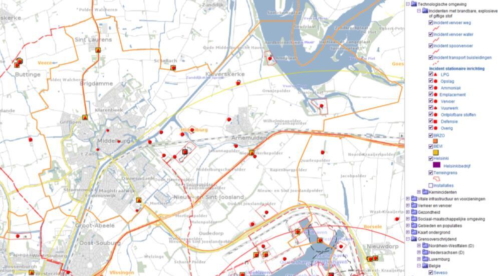 Maartschappelijk thema 3: Technologische omgeving Het maatschappelijk thema Technologische omgeving omvat de crisistypen die betrekking hebben op gevaarlijke stoffen.