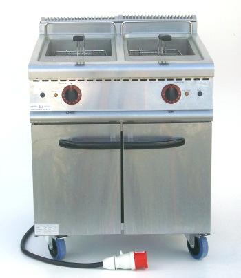 5095 *Friteuse 220volt met aftapkraan 8L 3250W