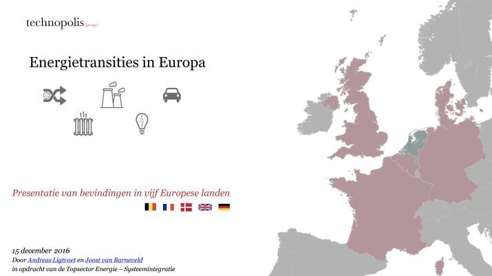 national energy dialogue - Energy in the Industry -