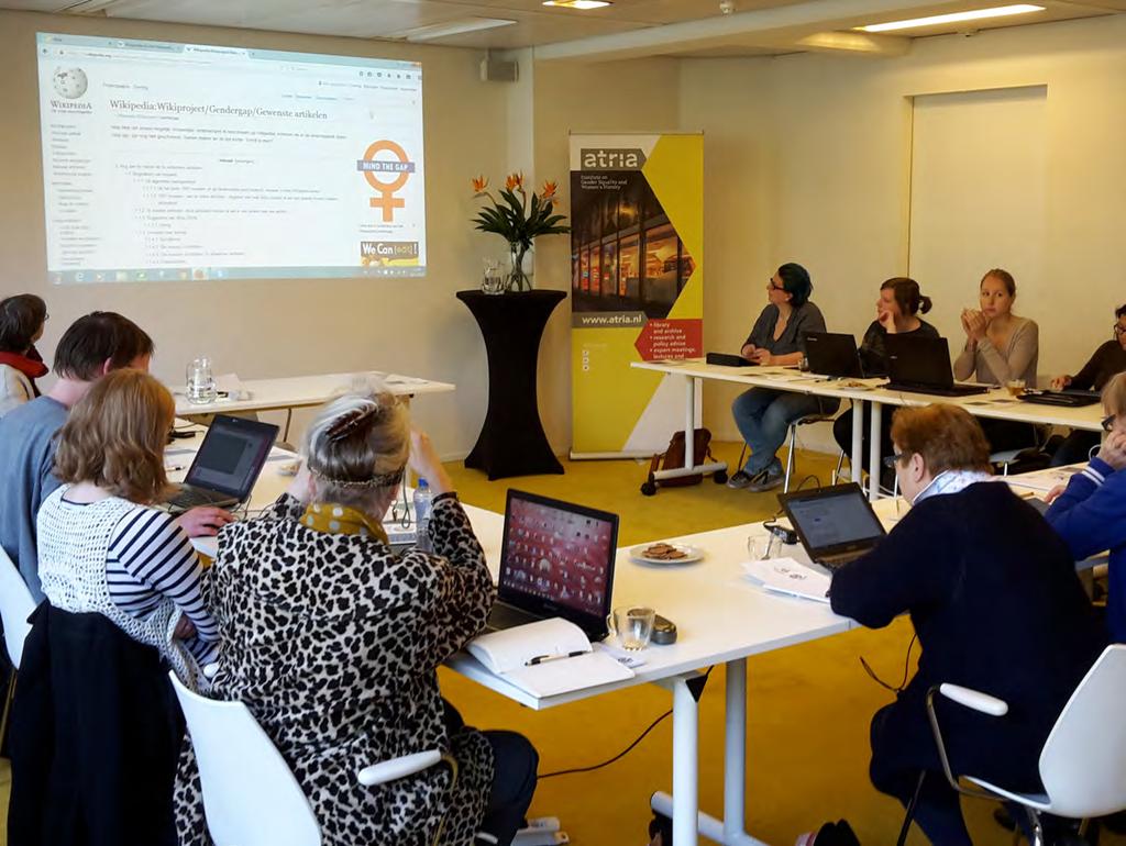 Trainingen en workshops We ondersteunen de Wikipedia-gemeenschap bij initiatieven ter verbetering van de werksfeer.