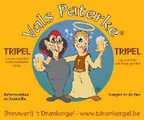 karakter! Vals Paterke Tripel Tripel 8,3% vol. 24x33cl & 6x75cl & 1x20L Zuiver drie-moutig bier met hergisting op fles.