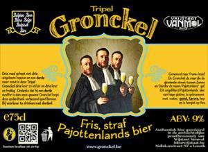 Ondanks het feit dat de Tripel Gronckel een derde straffer is dan de gewone Gronckel, loopt deze godendrank verbazend goed binnen. Bij voorkeur te drinken met derden! Janimal Blond 3,3% vol.