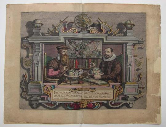 De herstelling van de Mercator- Hondiusatlas 1613 zou