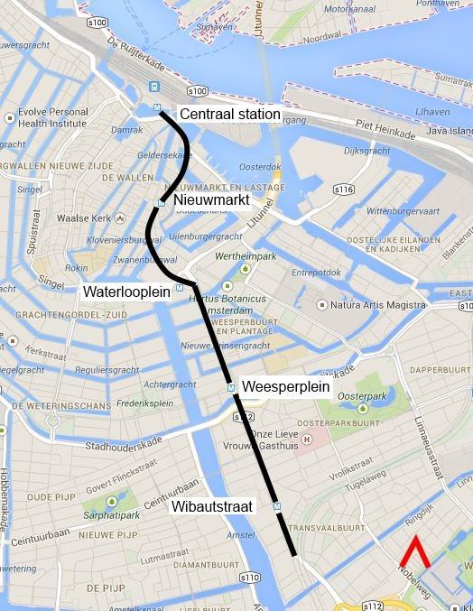 FESG Project : CFD metro Amsterdam Wibautstraat 4/32 2. KARAKTERISTIEKEN VAN WIBAUTSTRAAT & METRO 2.1.