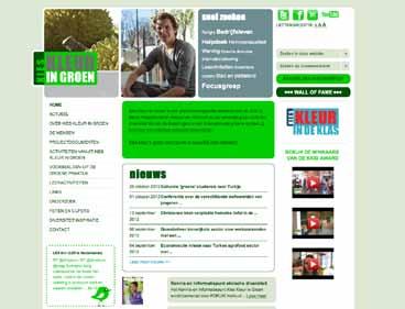 Mooi! De nieuwe KKiG website is online colofon Kies Kleur in Groen is een landelijk programma van alle AOC s, de VBG, Stoas Hogeschool en Aequor.