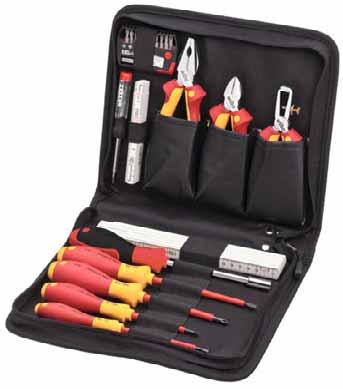 Wiha schroevendraaierhandgreep-ergonomie Wiha schroevendraaierhandgreep-ergonomie Gereedschapassortiment elektricien etui 22-delig Gereedschapassortiment elektricien etui 31-delig 9300-002 9300-007