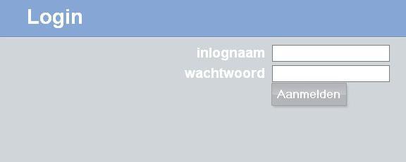 5 Inloggen Voor het gebruiken van exchange moet u inloggen. Typ hier uw inlognaam. Typ hier uw wachtwoord.