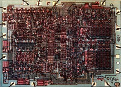30 1971: Eerste Intel microprocessor Intel 4004 The first microprocessor on the market