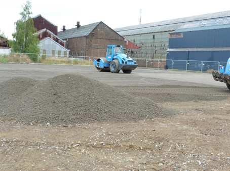 Voorbereiding van de zeefzone op